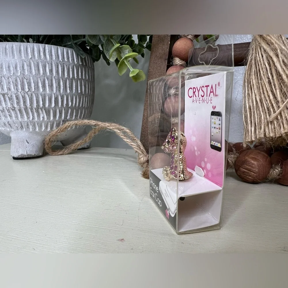 Brand New-Crystal Avenue Phone Dust Ear Cap